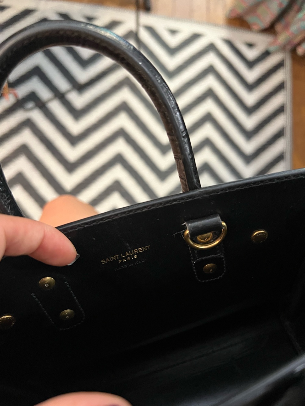 SAC DE JOUR CROCODILE - NANO - Picture 13 of 16
